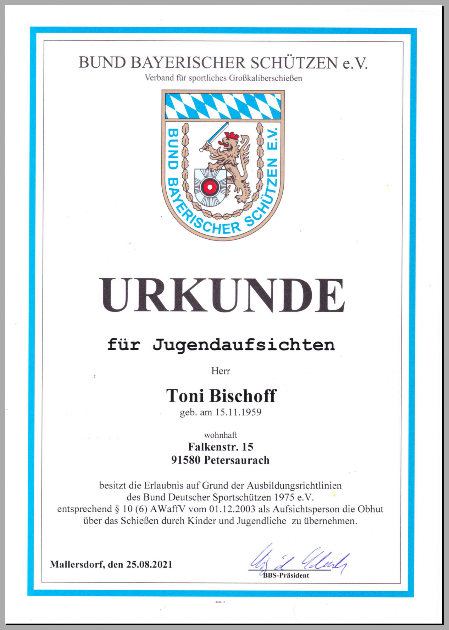 BDS Jugendaufsicht